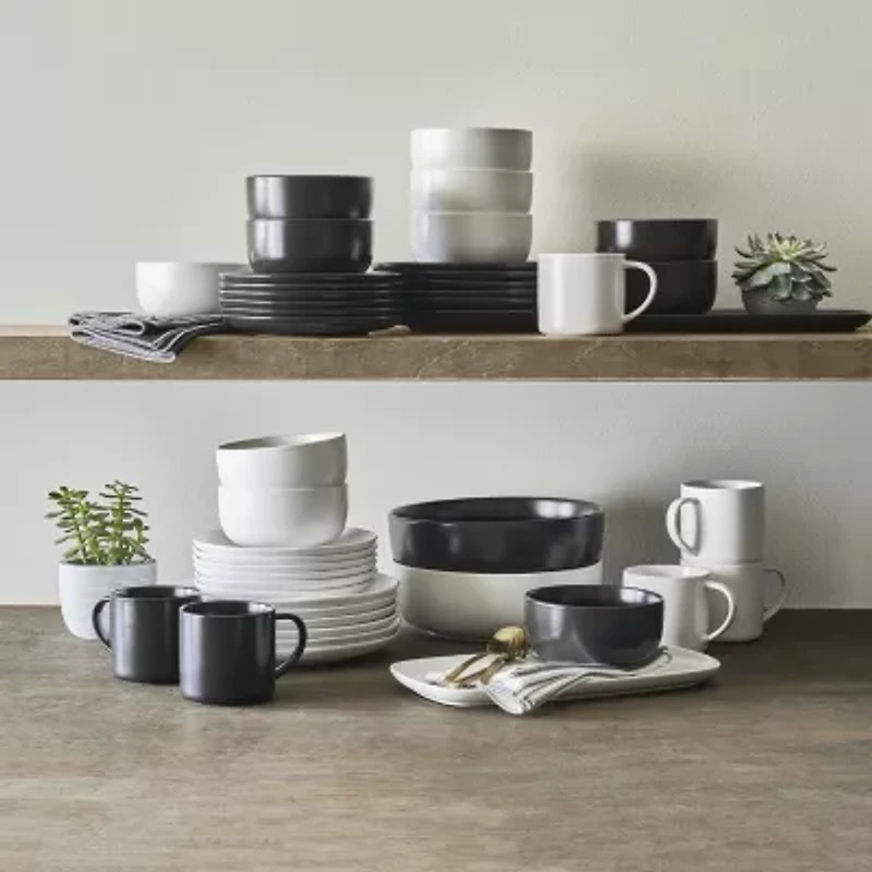 Loom + Forge Ren Stoneware Serving Bowl