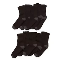 Xersion Little & Big Kid Boys 10 Pair Crew Socks