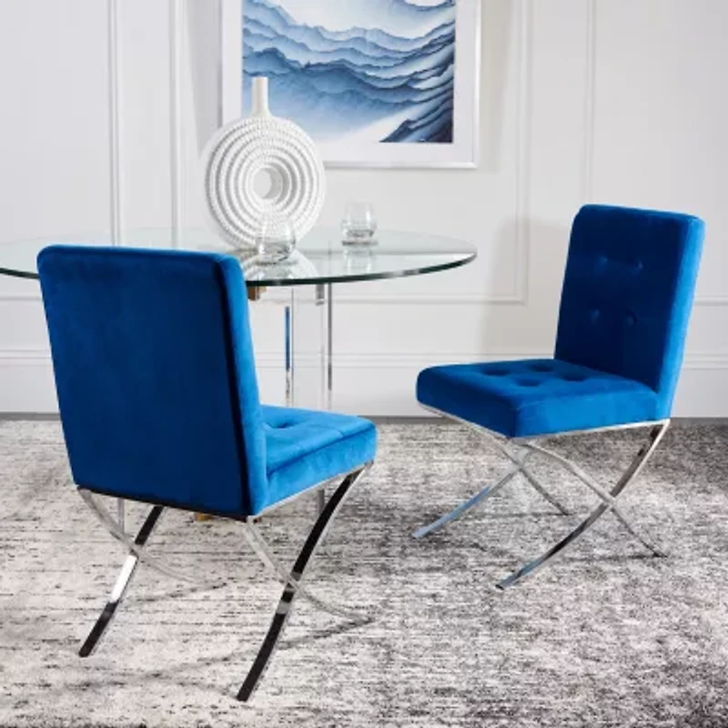 Safavieh Walsh Dining Collection Upholstered Tufted Chair