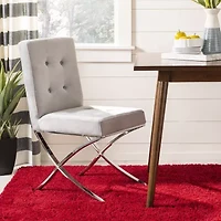 Safavieh Walsh Dining Collection Upholstered Tufted Chair