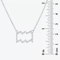Diamond Addiction Lab-Grown (G-H / Si2-I1) Zodiac Pendant Necklace Sterling Silver