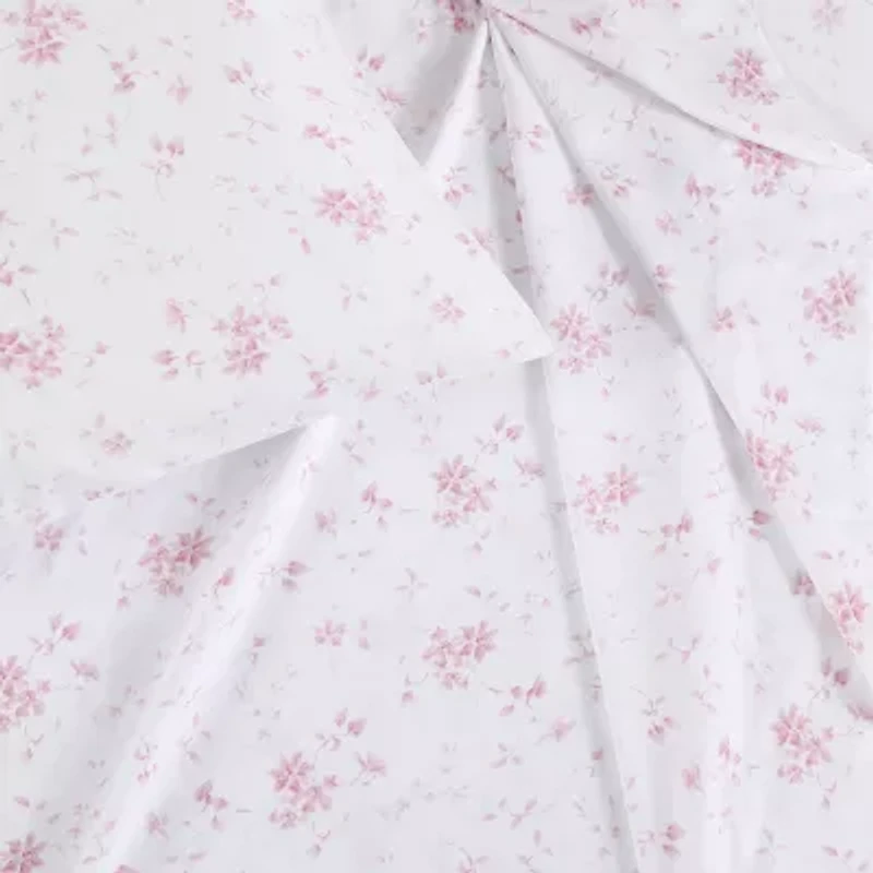Laura Ashley Cotton Sateen Sheet Set 300tc Deep Pocket