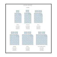 Laura Ashley 6-Pc 100% Cotton Percale Deep Pocket Sheet Set
