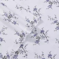 Laura Ashley 100% Cotton Brushed Flannel Deep Pocket Sheet Set