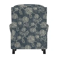 ProLounger Keaton Transitional Roll-Arm Push Back Recliner Floral Fabric