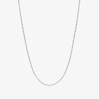 Silver Reflections Silver Reflections Womens Pure Silver Over Brass 18 Inch Mariner Chain Necklace