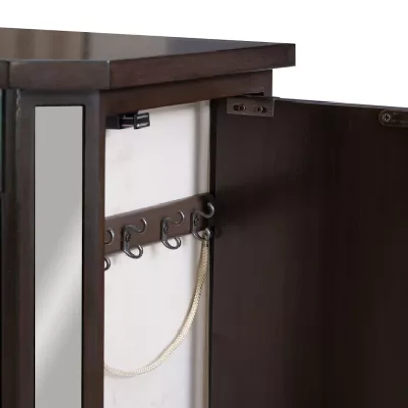 Powell Company Hialea Espresso Jewelry Armoire