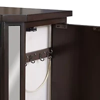 Powell Company Hialea Espresso Jewelry Armoire