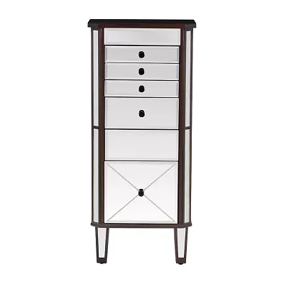 Powell Company Hialea Espresso Jewelry Armoire