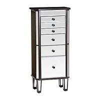 Powell Company Hialea Espresso Jewelry Armoire