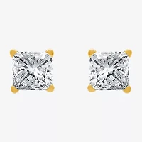 Ever Star (G / SI1-SI2) 1 CT. T.W. Lab-Grown Diamond Princess-cut Stud Earrings 10K or 14K Gold
