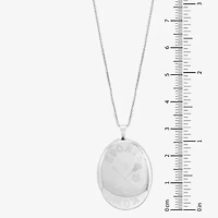 Limited Quantities! "Sports Mom" Womens Sterling Silver 18 Inch Locket Necklace