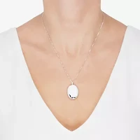 Limited Quantities! "Sports Mom" Womens Sterling Silver 18 Inch Locket Necklace