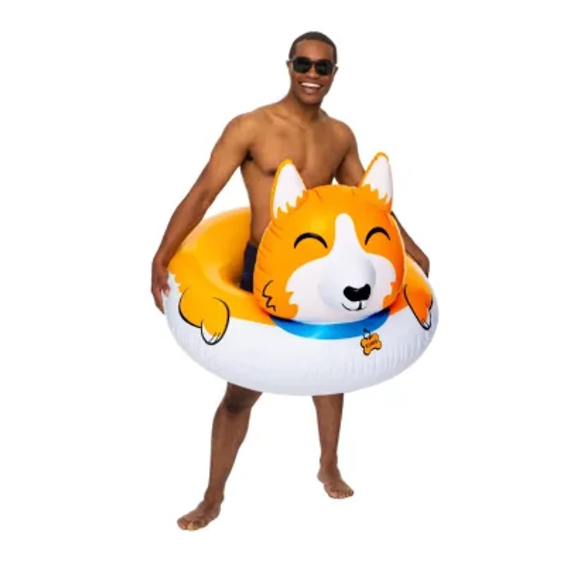 Big Mouth Corgi Pool Float