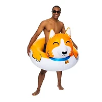 Big Mouth Corgi Pool Float