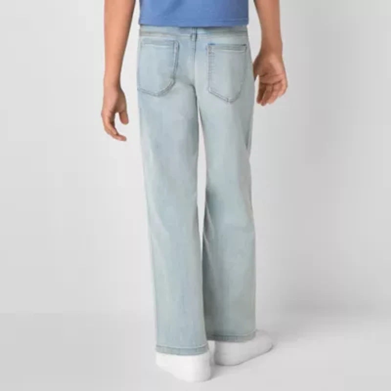 Thereabouts Little & Big Kid Boys Adjustable Waist Mid Rise Loose Fit Jean