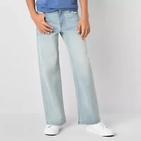 Thereabouts Little & Big Kid Boys Adjustable Waist Mid Rise Loose Fit Jean
