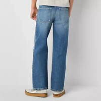 Thereabouts Little & Big Kid Boys Adjustable Waist Mid Rise Loose Fit Jean