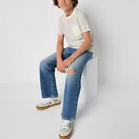 Thereabouts Little & Big Kid Boys Adjustable Waist Mid Rise Loose Fit Jean
