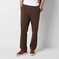Arizona Mens Loose Fit Pleated Chino