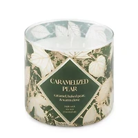 Distant Lands 14 Oz Caramelized Pear 3-Wick Scented Jar Candle