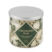 Distant Lands 14 Oz Caramelized Pear 3-Wick Scented Jar Candle