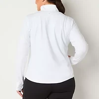 Xersion EverUltra-Lite Womens Plus Lightweight Softshell Jacket