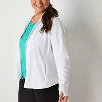 Xersion EverUltra-Lite Womens Plus Lightweight Softshell Jacket