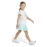 adidas Little Girls 2-pc. Skort Set