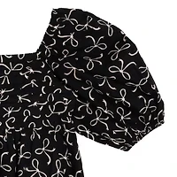 Rare Editions Big Kid Girls 3/4 Sleeve Puffed A-Line Dress