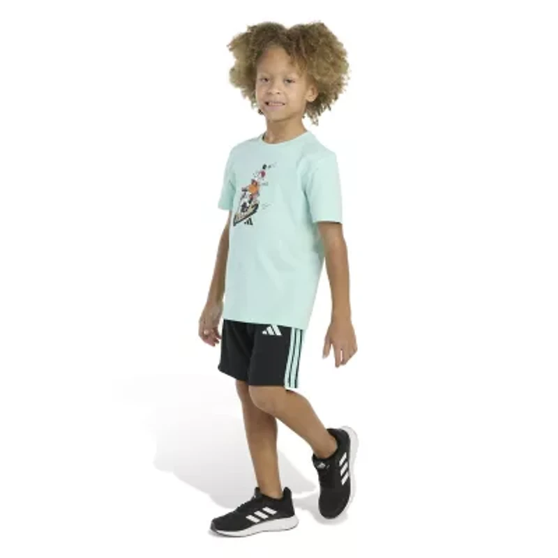 adidas Little Boys 2-pc. Short Set