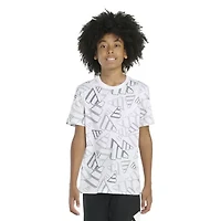 adidas Big Kid Boys Crew Neck Short Sleeve Regular Fit Graphic T-Shirt