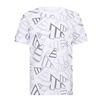 adidas Big Kid Boys Crew Neck Short Sleeve Regular Fit Graphic T-Shirt