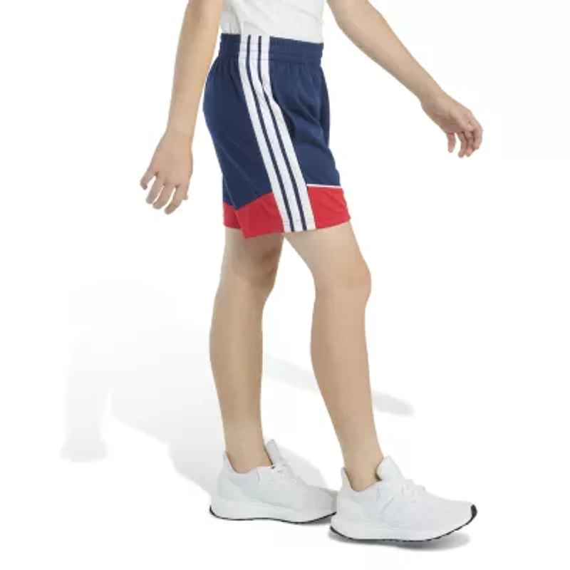 adidas Big Kid Boys Mid Rise Pull-On Short