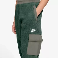 Nike Club Sherpa Big Kid Unisex Cuffed Active Fleece Cargo Pant