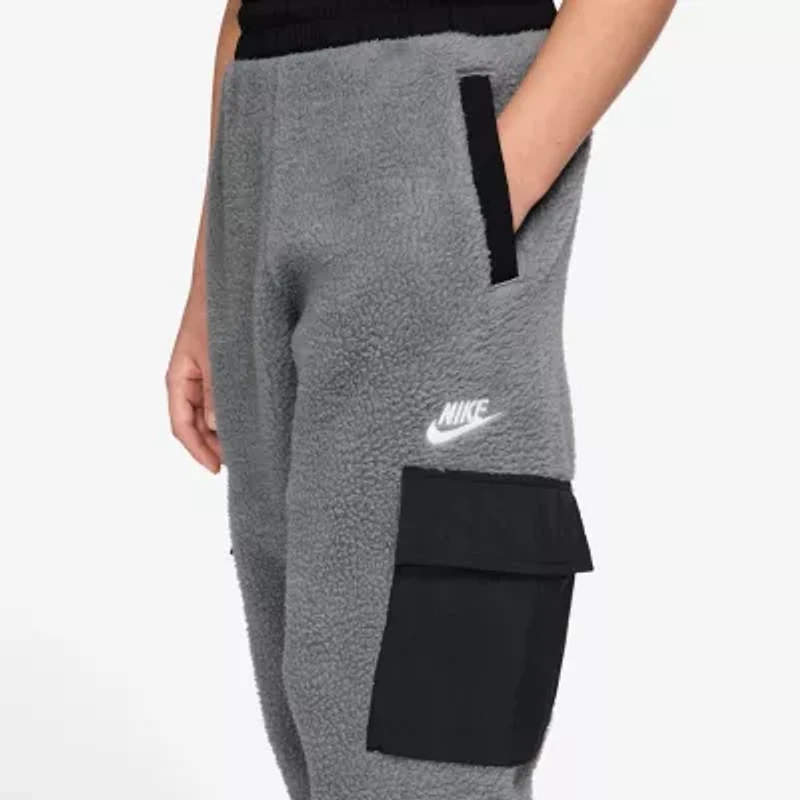 Nike Club Big Kid Unisex Cuffed Active Fleece Cargo Pant