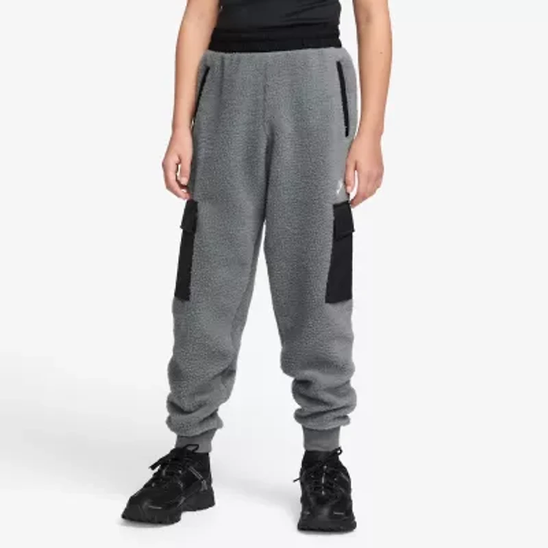 Nike Club Big Kid Unisex Cuffed Active Fleece Cargo Pant