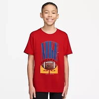 Nike Club Big Kid Unisex Crew Neck Short Sleeve Classic Fit Graphic T-Shirt