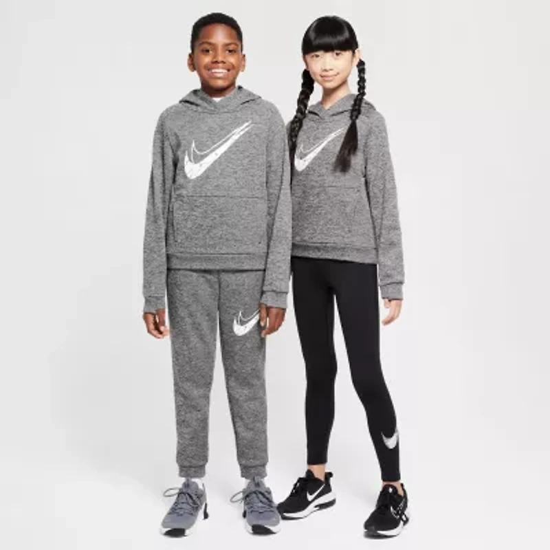 Nike Therma-FIT Big Kid Unisex Long Sleeve Fleece Active Hoodie