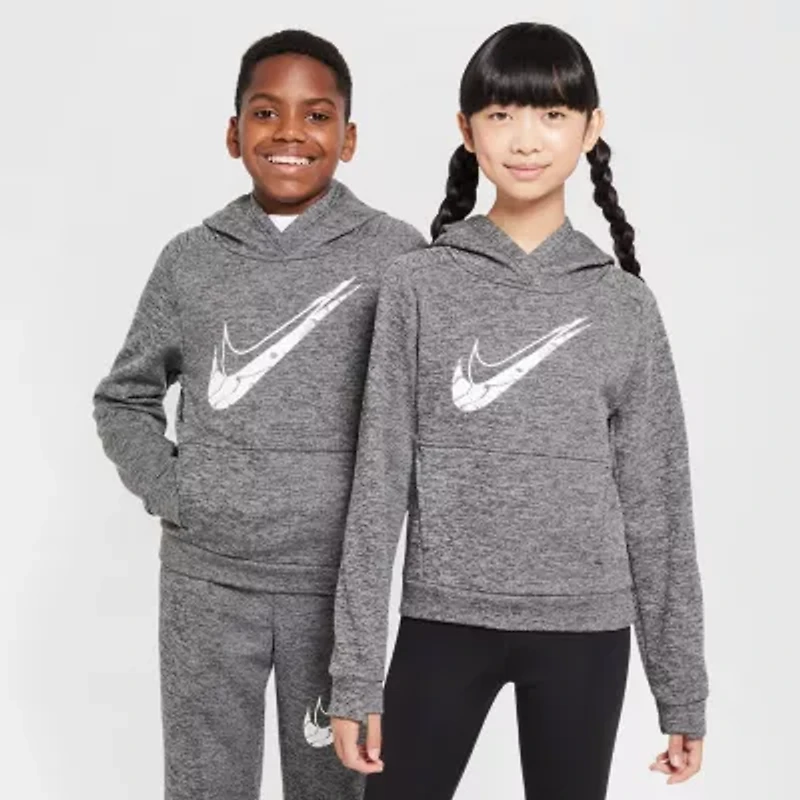 Nike Therma-FIT Big Kid Unisex Long Sleeve Fleece Active Hoodie