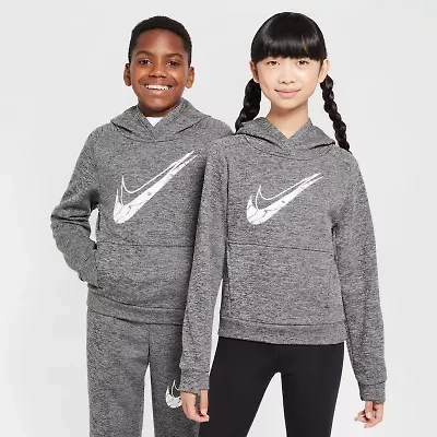 Nike Therma-FIT Big Kid Unisex Long Sleeve Fleece Active Hoodie