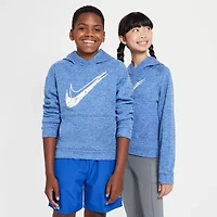 Nike Therma-FIT Big Kid Unisex Long Sleeve Fleece Active Hoodie