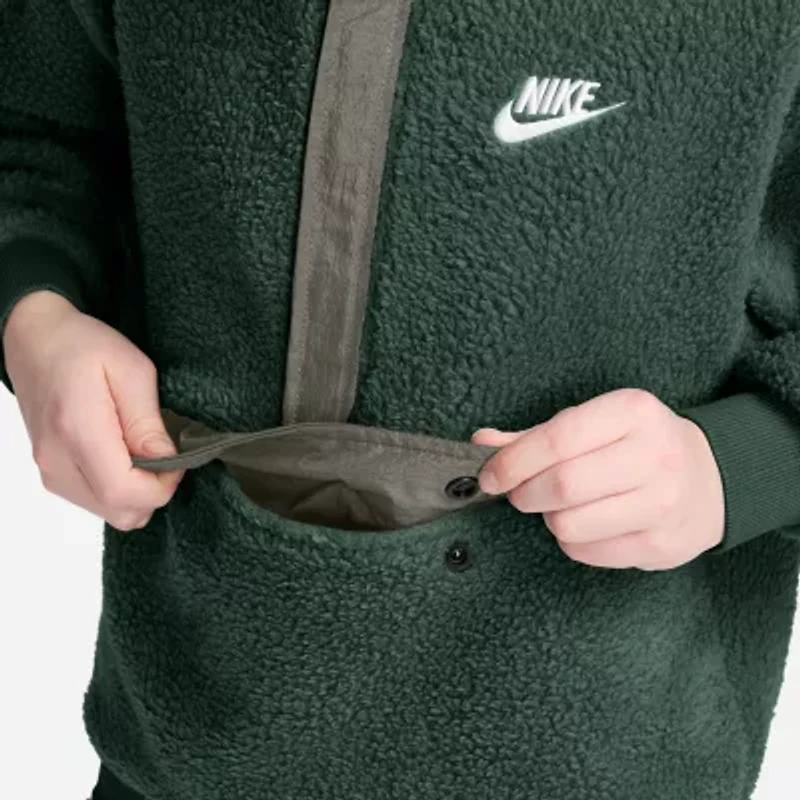 Nike Club Big Kid Unisex Long Sleeve Fleece Active Hoodie