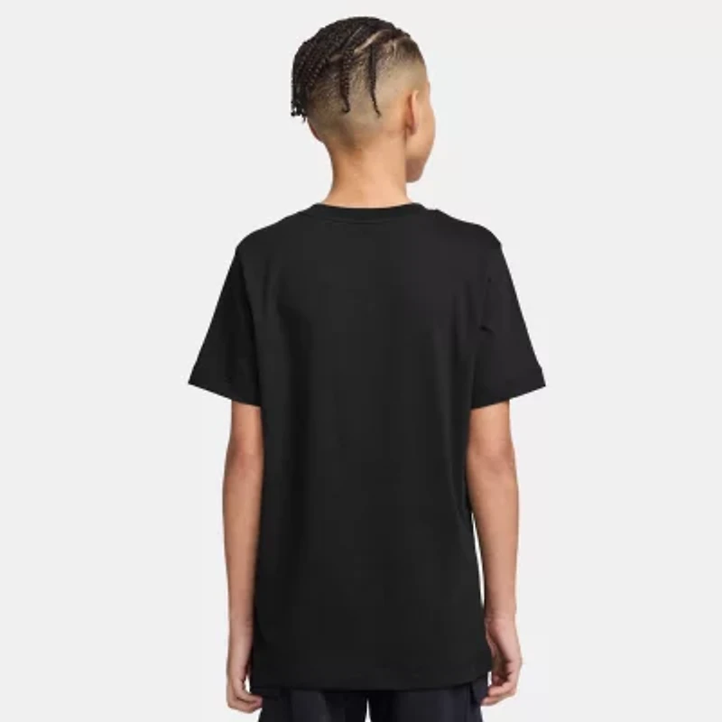 Nike Club Big Kid Unisex Crew Neck Short Sleeve Regular Fit Graphic T-Shirt