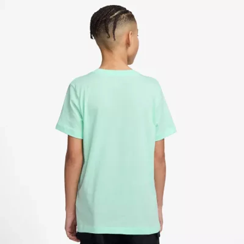Nike Club Big Kid Unisex Crew Neck Short Sleeve Regular Fit Graphic T-Shirt