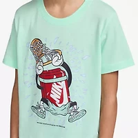 Nike Club Big Kid Unisex Crew Neck Short Sleeve Regular Fit Graphic T-Shirt