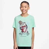 Nike Club Big Kid Unisex Crew Neck Short Sleeve Regular Fit Graphic T-Shirt