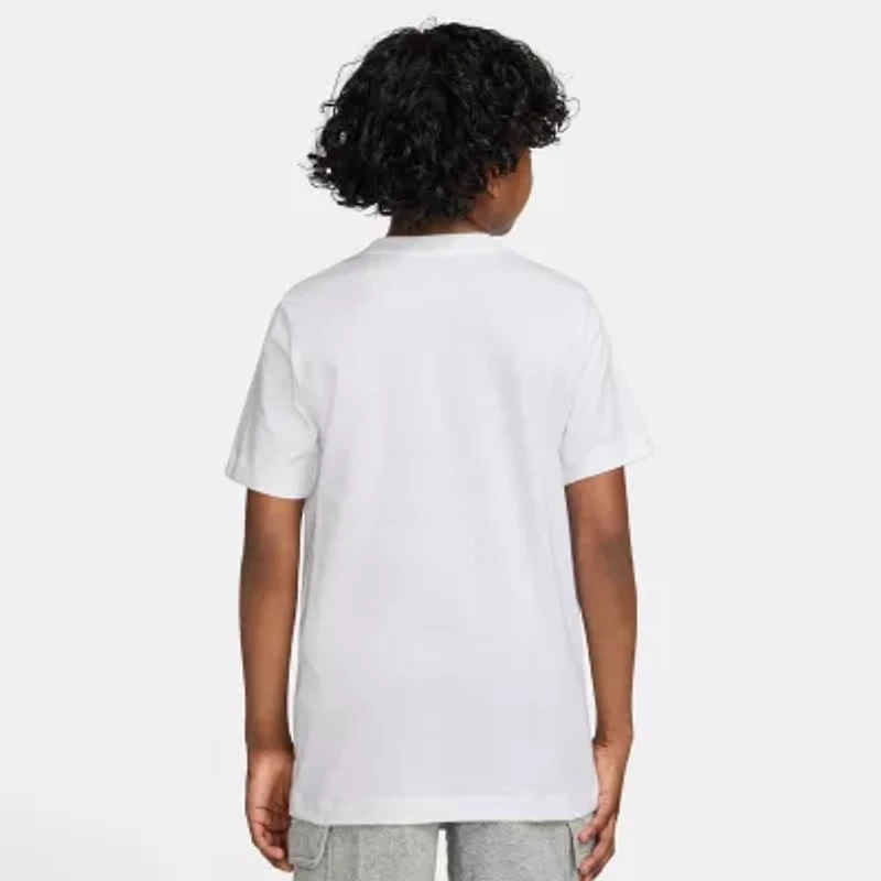 Nike Club Big Kid Unisex Crew Neck Short Sleeve Regular Fit Graphic T-Shirt