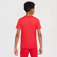 Nike Dri-Fit Trophy Big Kid Unisex Crew Neck Short Sleeve Regular Fit Graphic T-Shirt