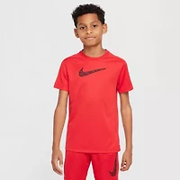 Nike Dri-Fit Trophy Big Kid Unisex Crew Neck Short Sleeve Regular Fit Graphic T-Shirt
